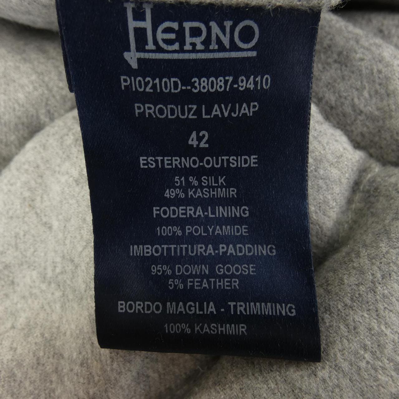 ヘルノ Herno PI0210D ダウンコート