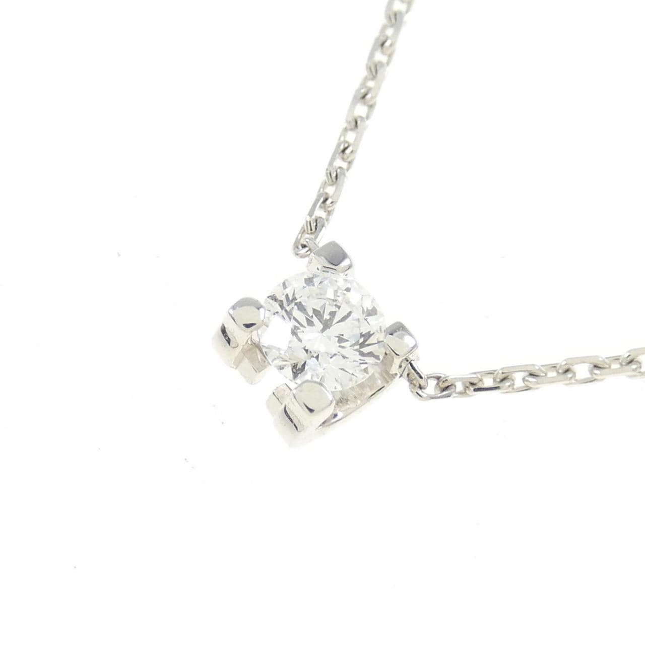 Cartier C de Cartier項鍊 0.18CT D VVS1 EXT