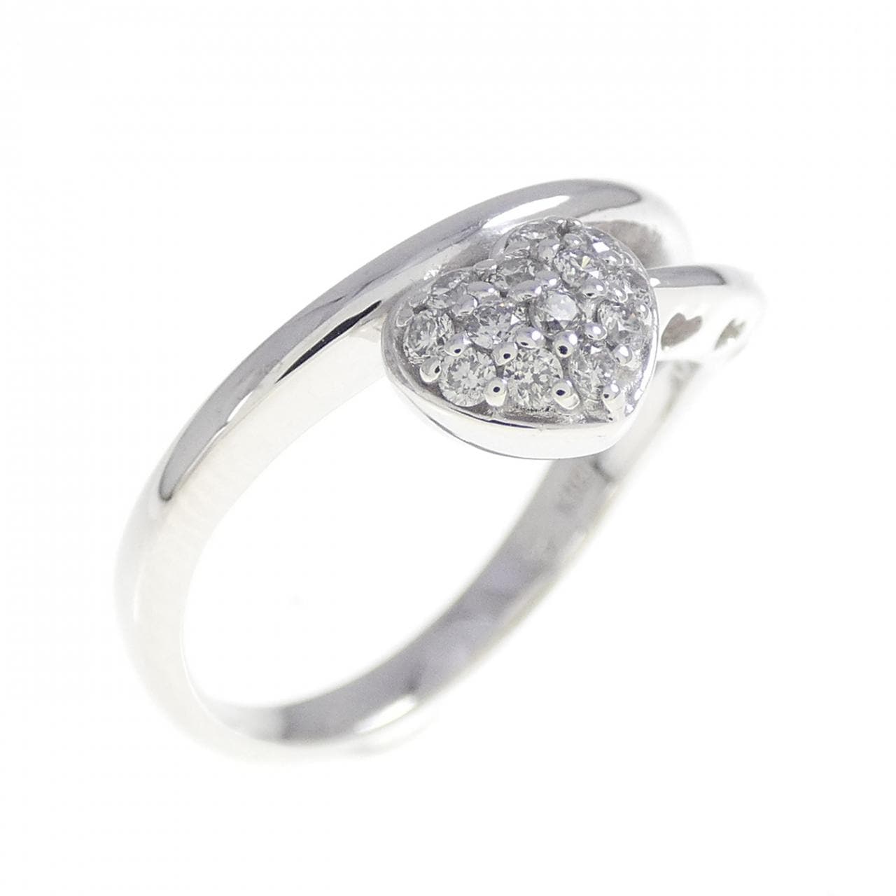ポンテヴェキオ ハート ダイヤモンド リング 0.11CT
