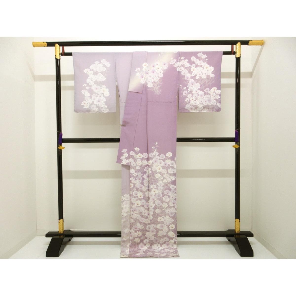 単衣　訪問着　友禅加工ボカシ染