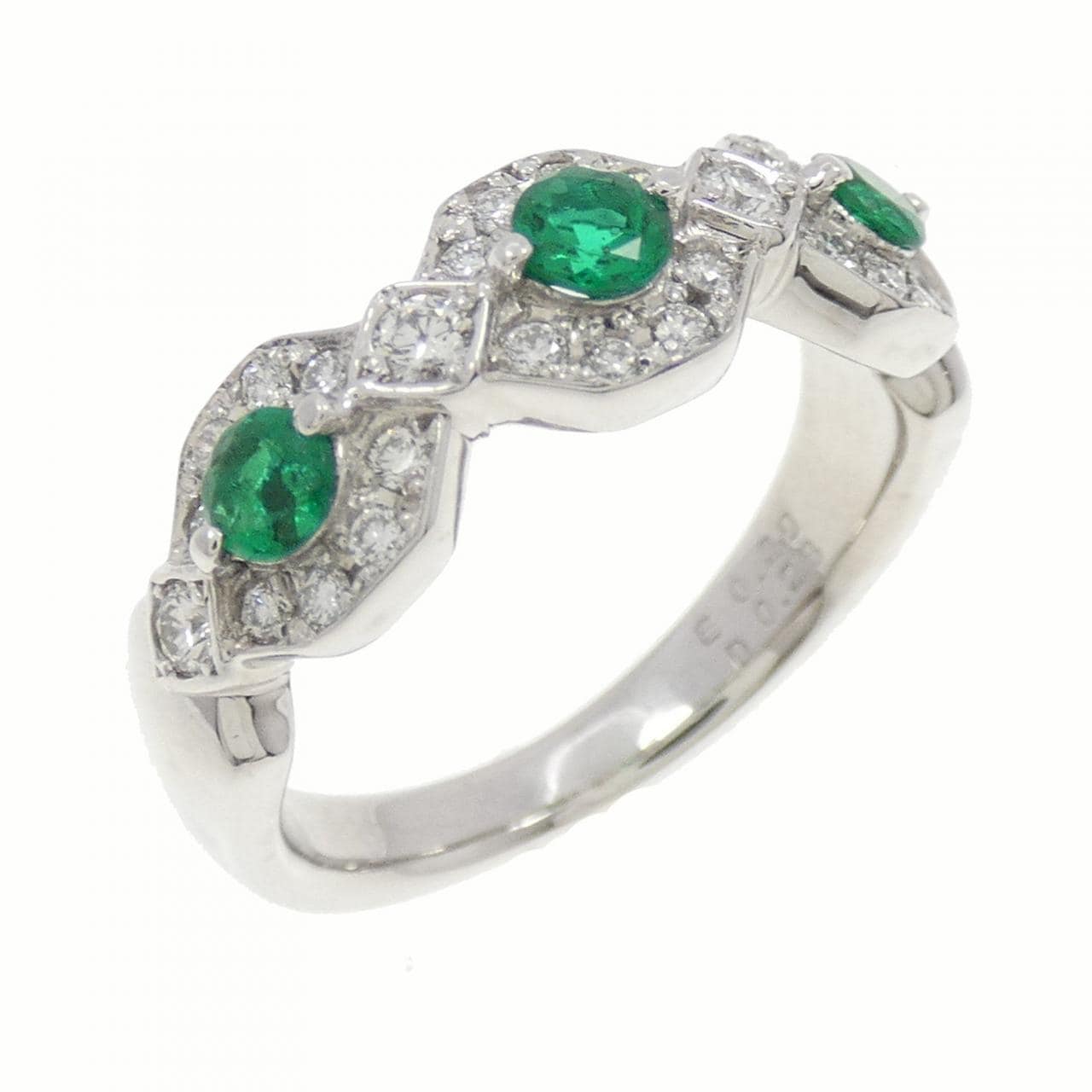 PT900 エメラルド リング 0.29CT