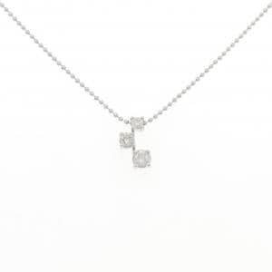 K18WG ダイヤモンド ネックレス 0.31CT