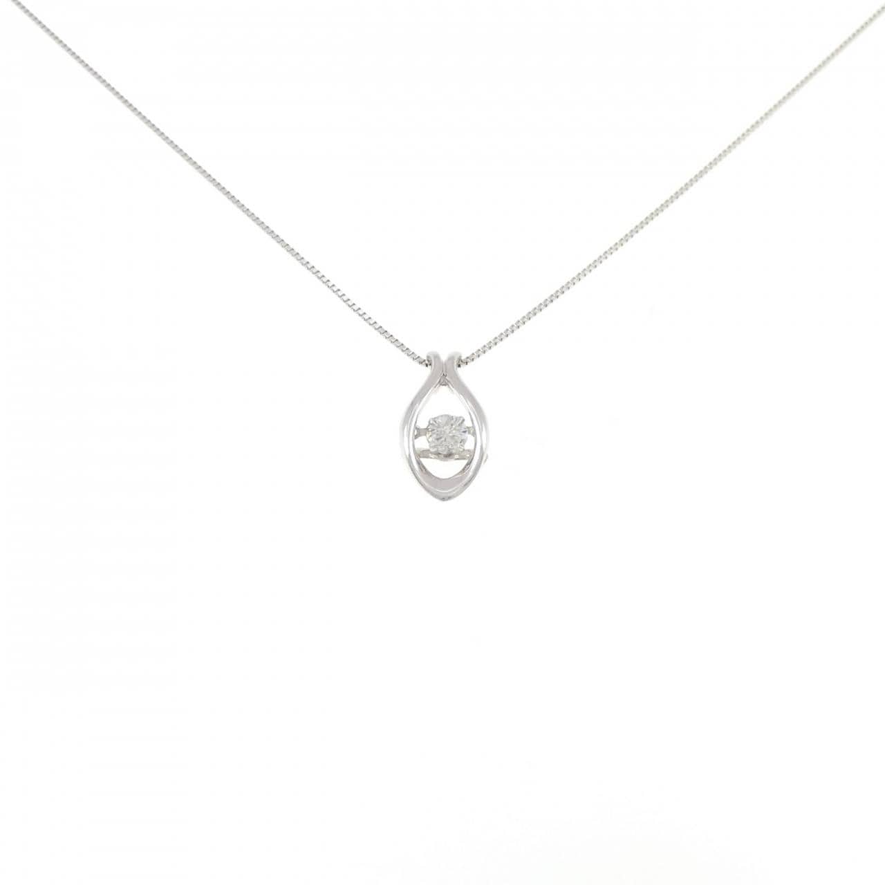 PT900/PT850 ダイヤモンド ネックレス 0.18CT