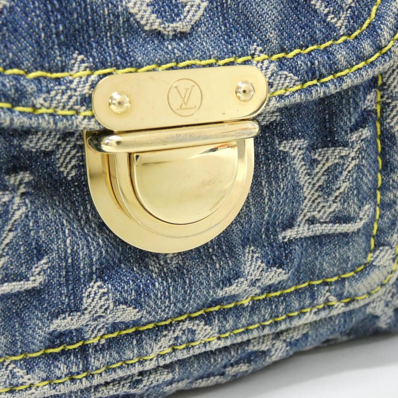 LOUIS VUITTON Monogram Denim Baggy PM M95049 單肩包