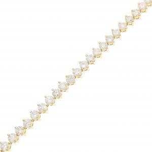 K18YG ダイヤモンド ブレスレット 5.00CT