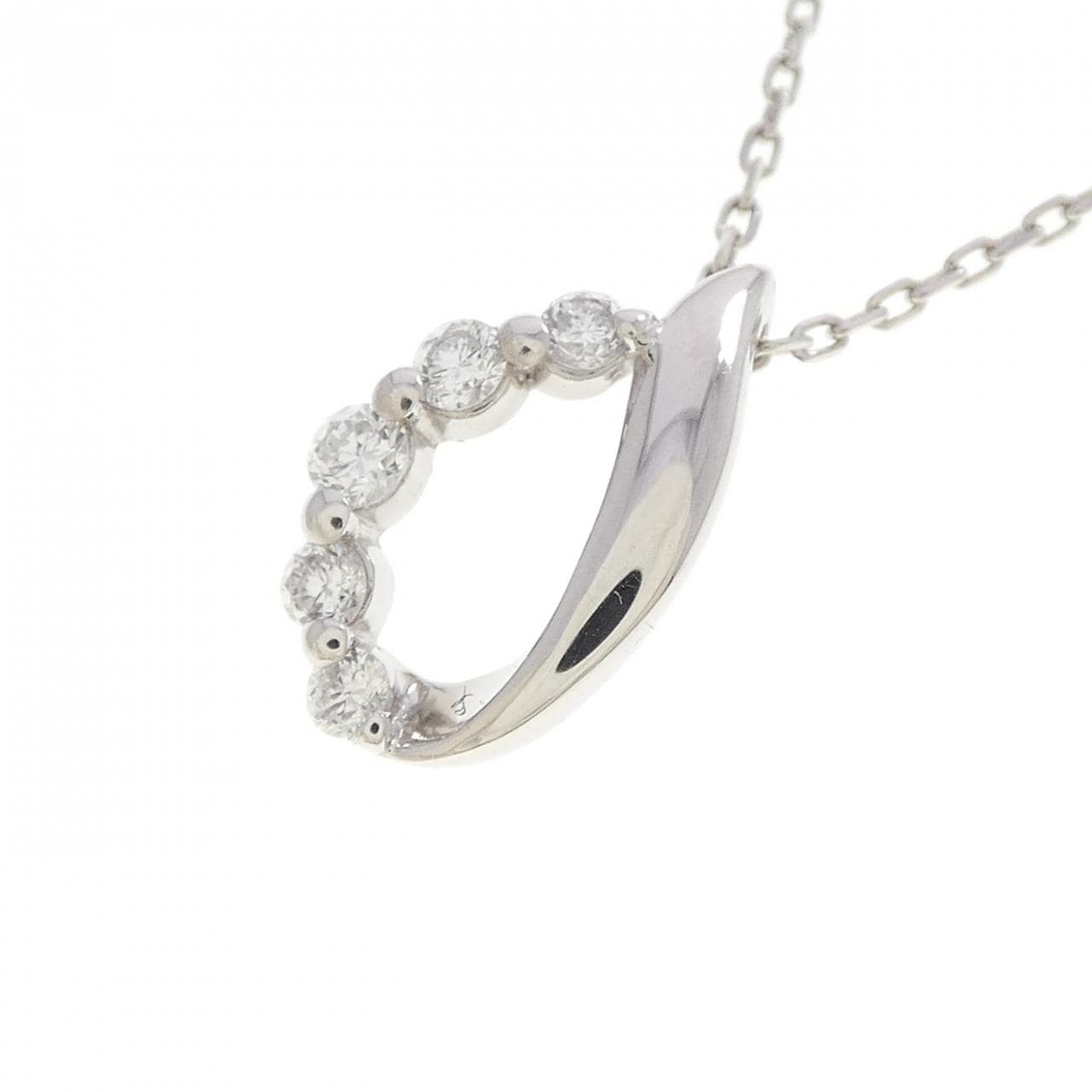 ヴァンドーム ダイヤモンド ネックレス 0.12CT