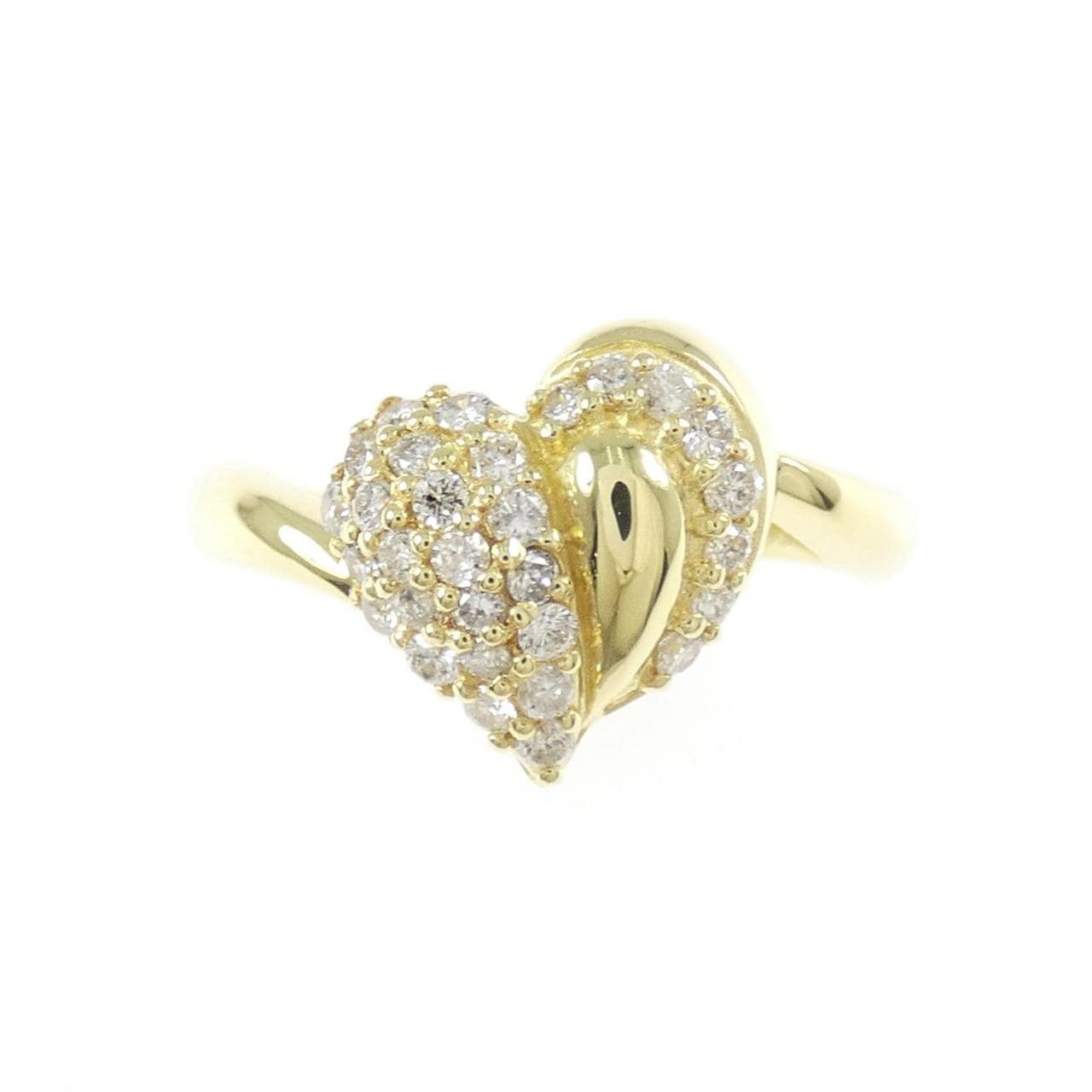 K18YG ダイヤモンド リング 0.33CT