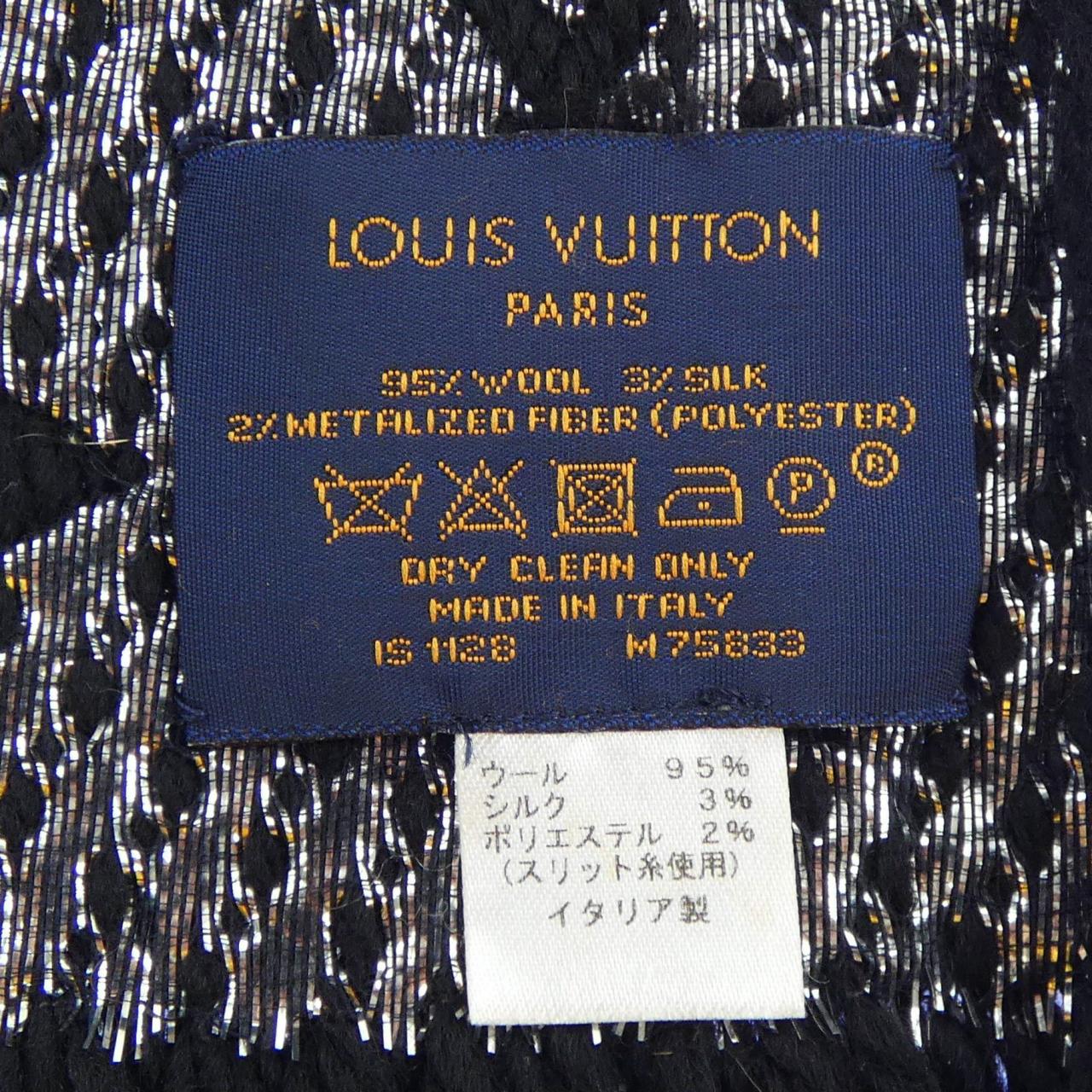 ルイヴィトン LOUIS VUITTON ロゴマニア M75833 MUFFLER