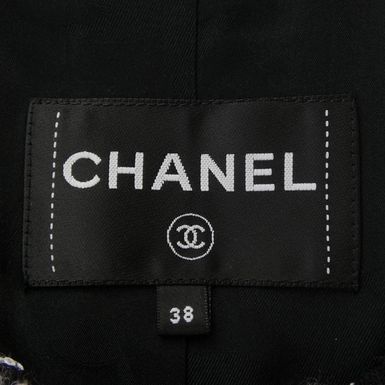 シャネル CHANEL LOOK12 P80405V72615 25B ノーカラージャケット