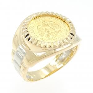 K18YG/PT900 リング