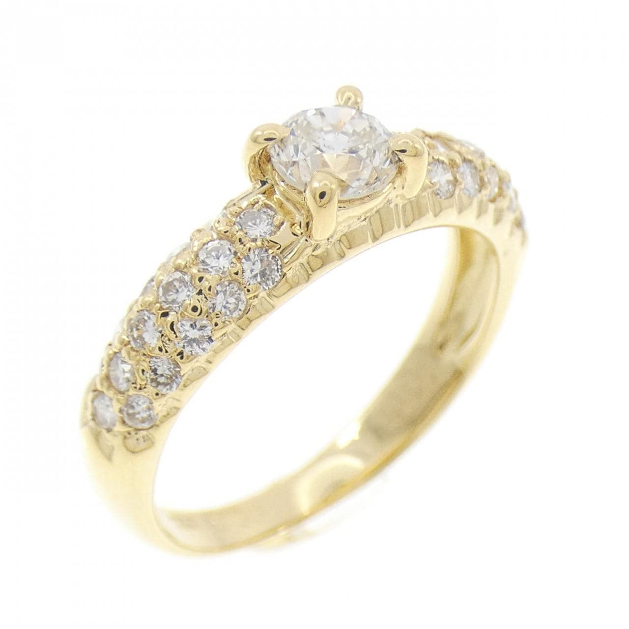 750YG ダイヤモンド リング 0.312CT