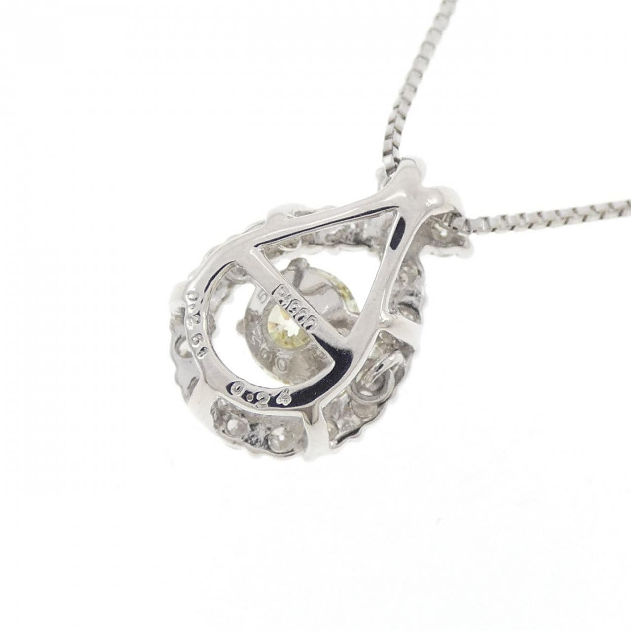 PT900/PT850 Diamond Necklace 0.261CT