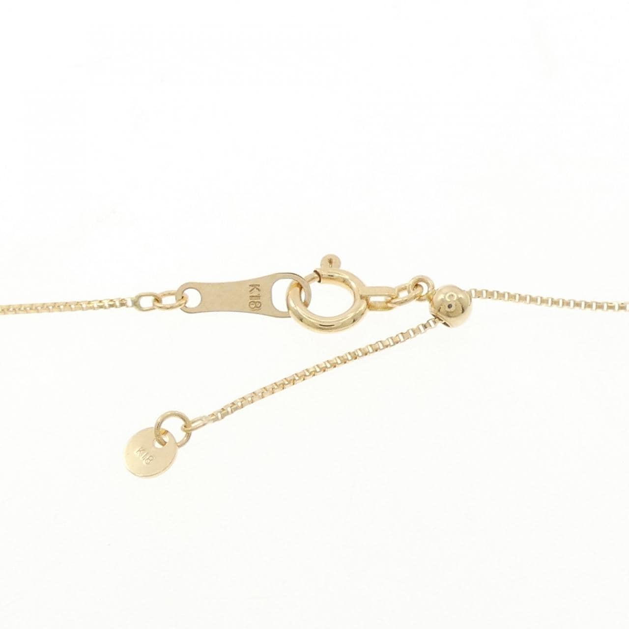 K18YG ダイヤモンド ネックレス 0.21CT
