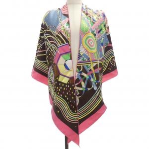 エルメス HERMES LE LABORATOIRE DU TEMPS 572702S トライアングルジェアン ショール