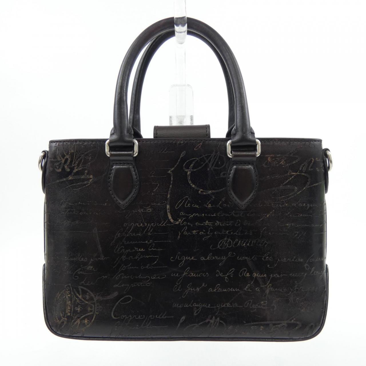 Berluti Scritto Leather Messenger Bag in Toujours Gulliver Gradient