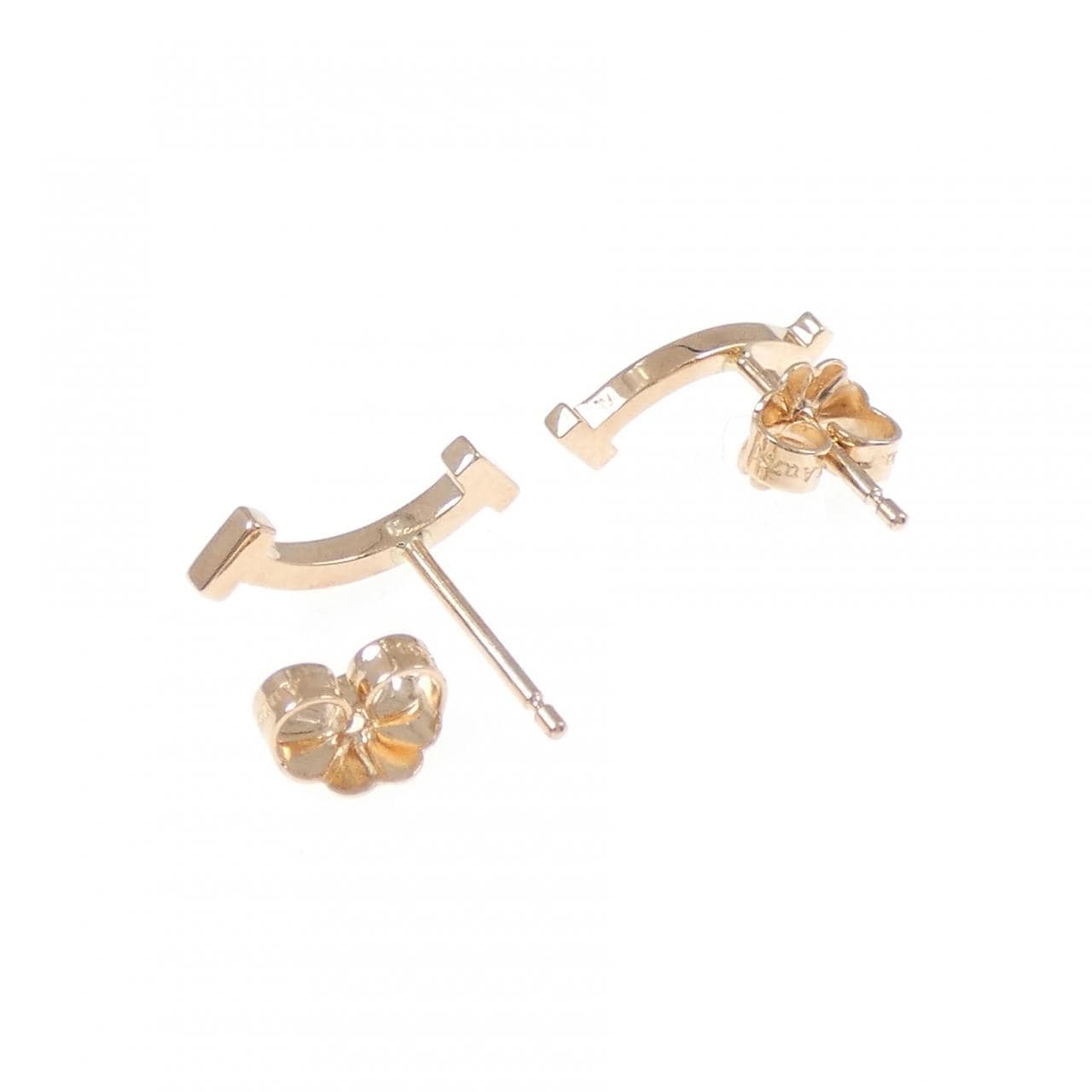 ティファニー Tスマイル ピアス