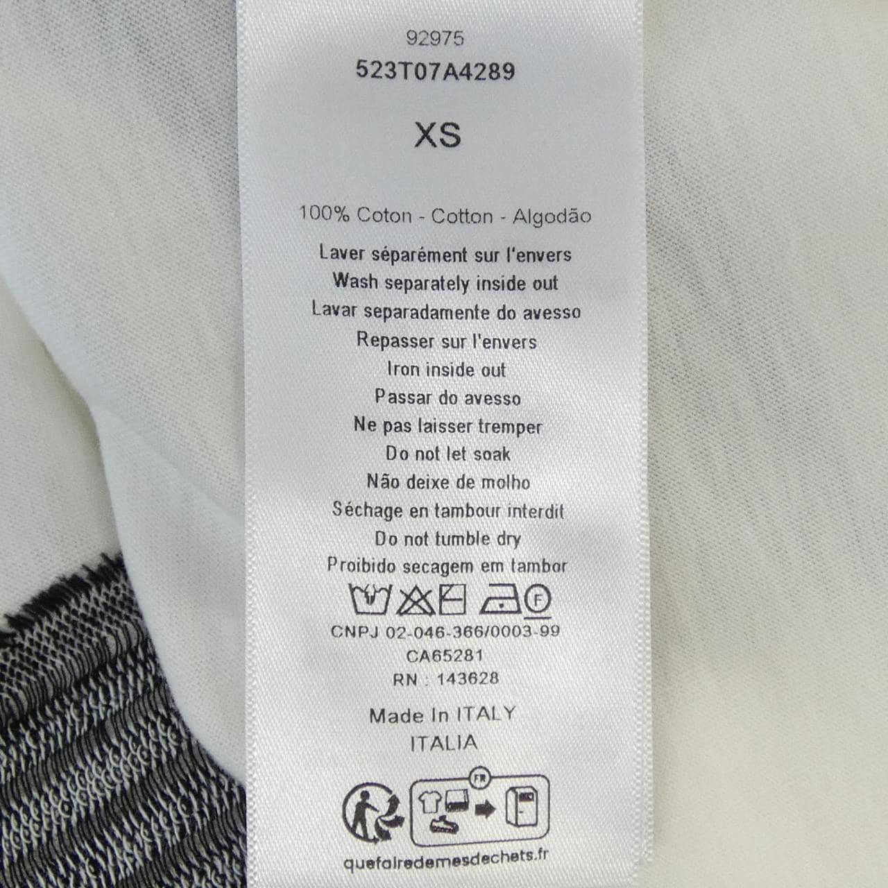 クリスチャンディオール CHRISTIAN DIOR 523T07A4289 Tシャツ