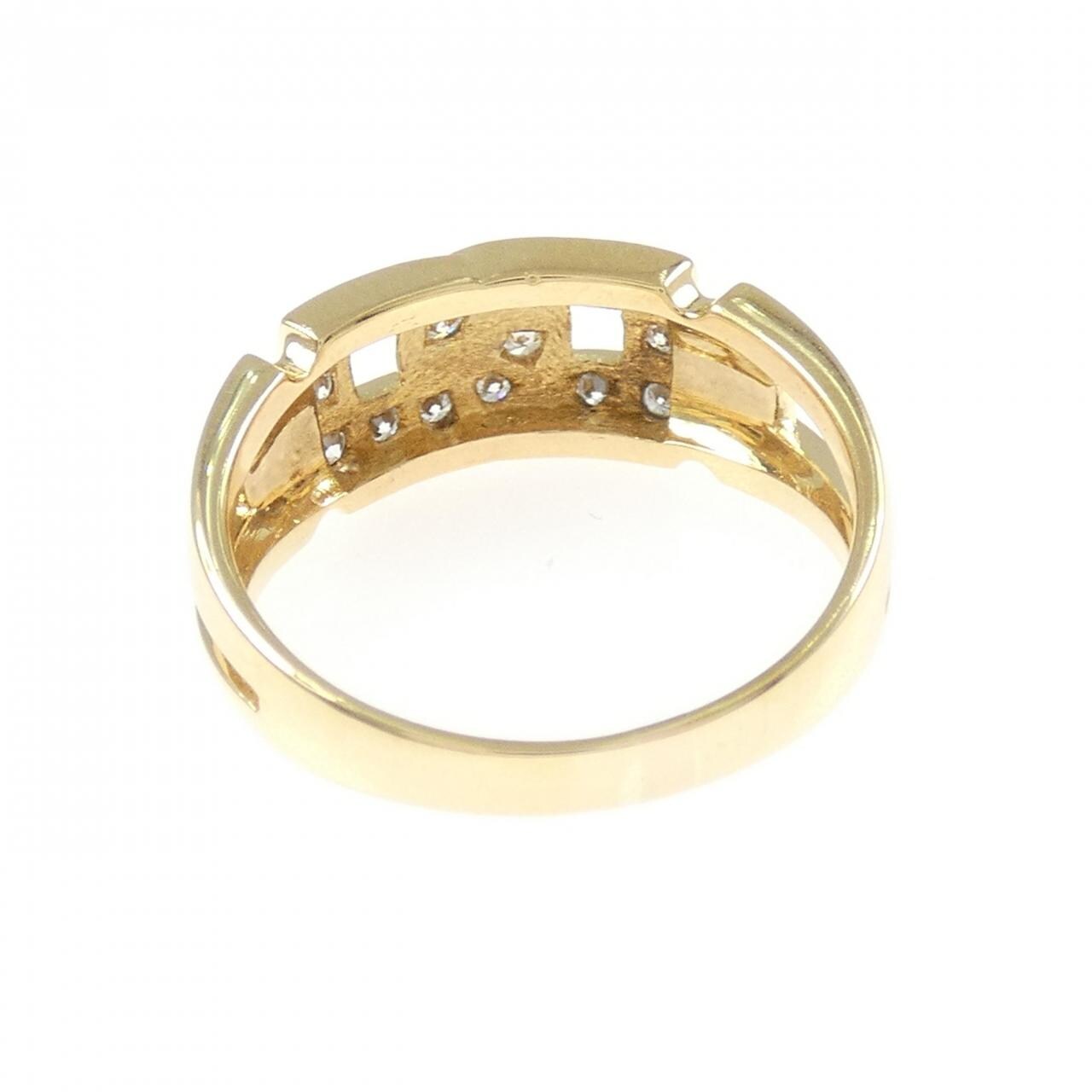 K18YG ダイヤモンド リング 0.22CT