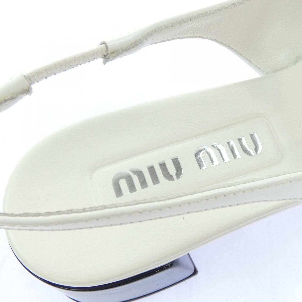 ミュウミュウ MIU MIU スリングバックパンプス 5I045E シューズ