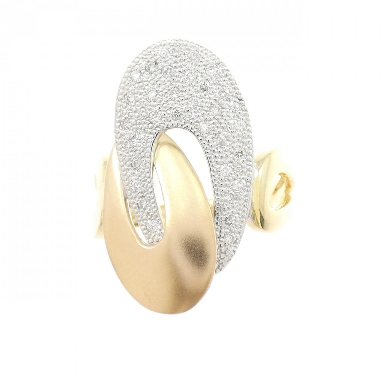 K18YG/K18WG ダイヤモンド リング 0.20CT