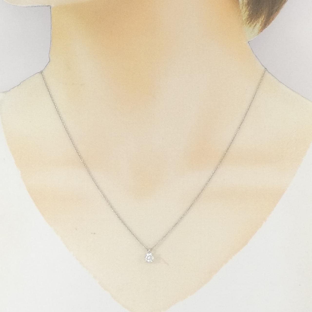 ティファニー ソリティア ネックレス 0.31CT I VS2 3EXT