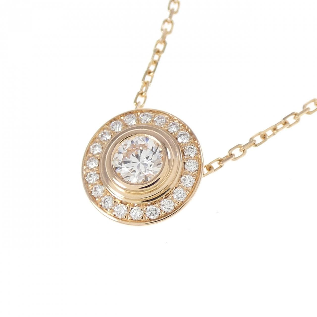 カルティエ ダムール ネックレス 0.23CT D VVS2 3EXT