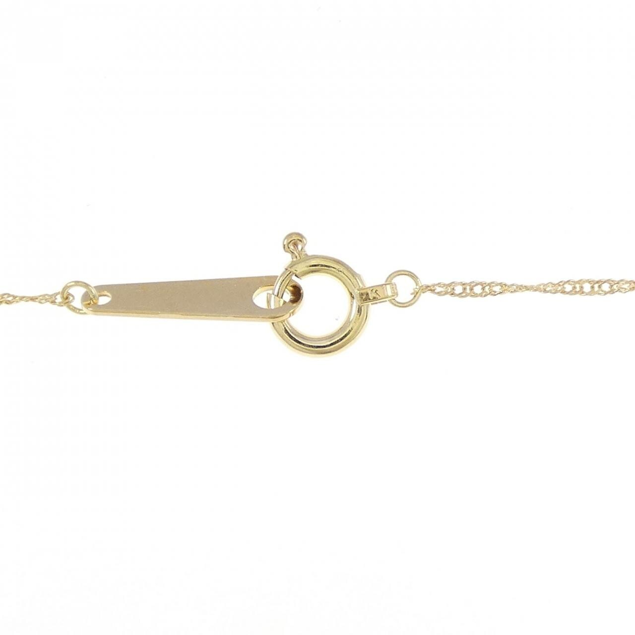 K18YG クロス ダイヤモンド ネックレス 0.5CT