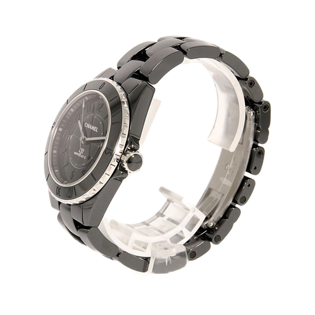 【新品】シャネル　Ｈ６１８５　Ｊ１２ファントム　３８ｍｍセラミック　自動巻