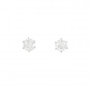 【リメイク】PT/ST ダイヤモンド ピアス 0.345CT 0.352CT F-G I1 VG-GOOD