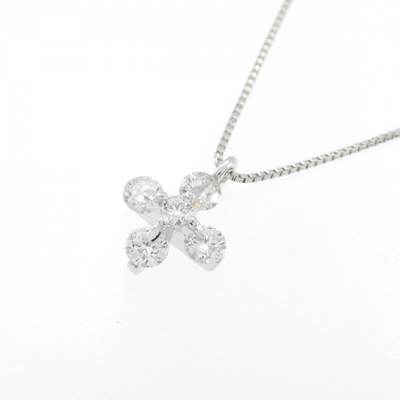 PT900/PT850 ダイヤモンド ネックレス 0.30CT
