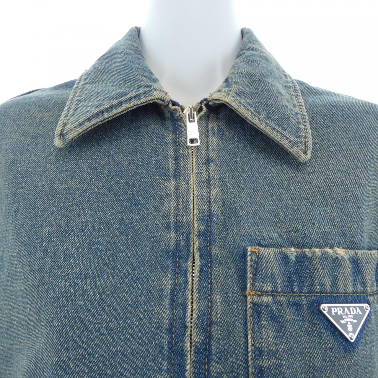 プラダ PRADA トライアングルロゴ GFB279 S212 13Z6 デニムジャケット
