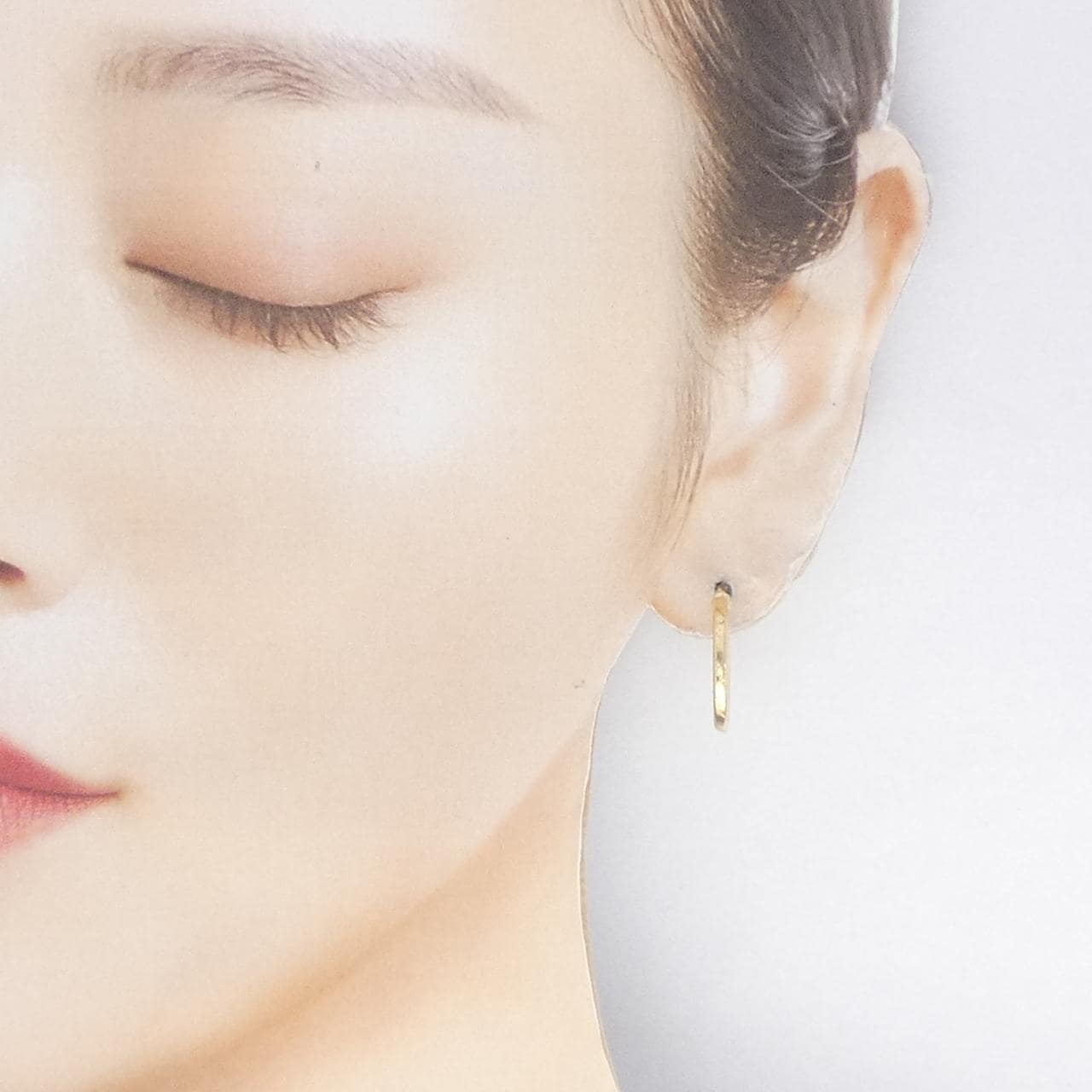 【新品】750YG フープ ピアス