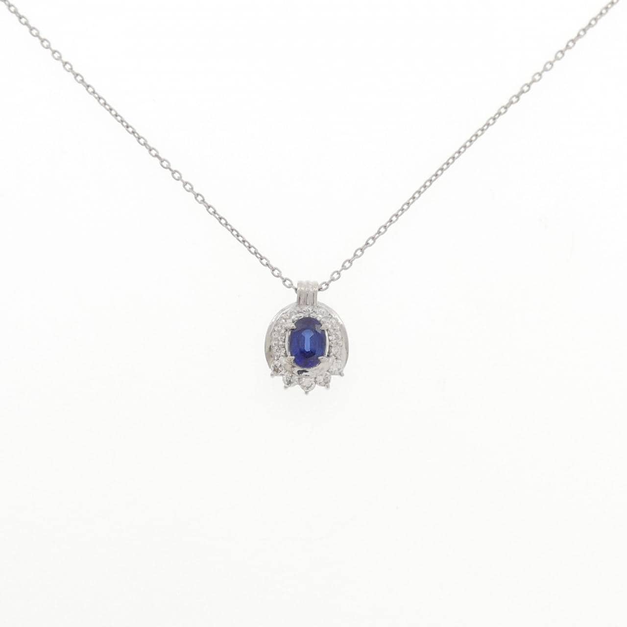 PT900/PT850 サファイヤ ネックレス 0.48CT