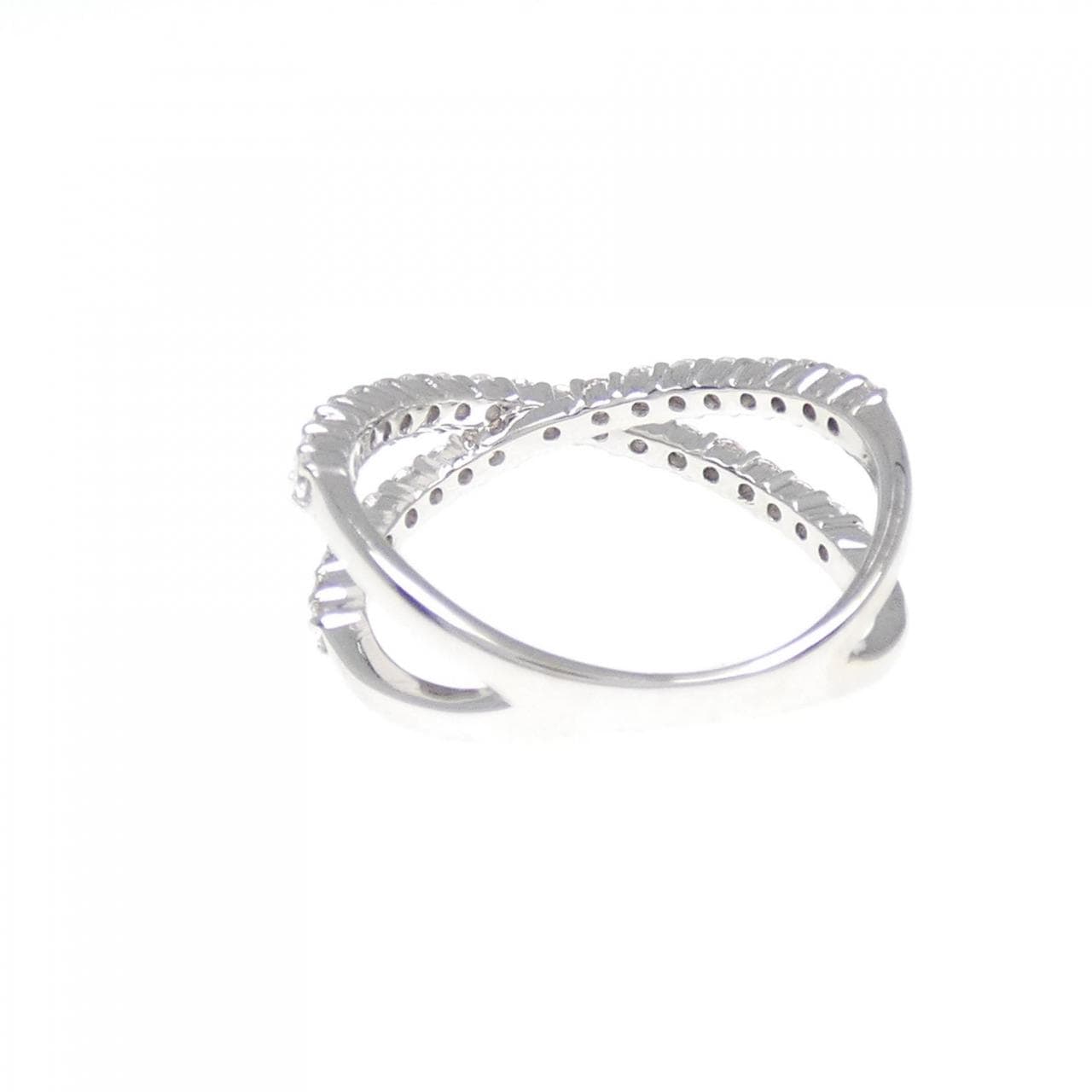 K18WG ダイヤモンド リング 0.50CT