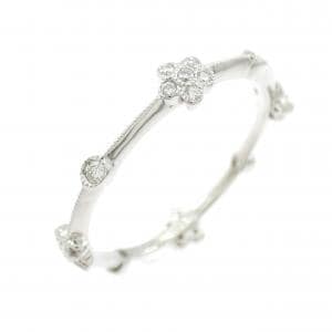 PT900 フラワー ダイヤモンド リング 0.19CT