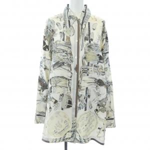 【ヴィンテージ】エルメス HERMES LES DANSES DES INDIENS ツイルレーヌ. シャツ