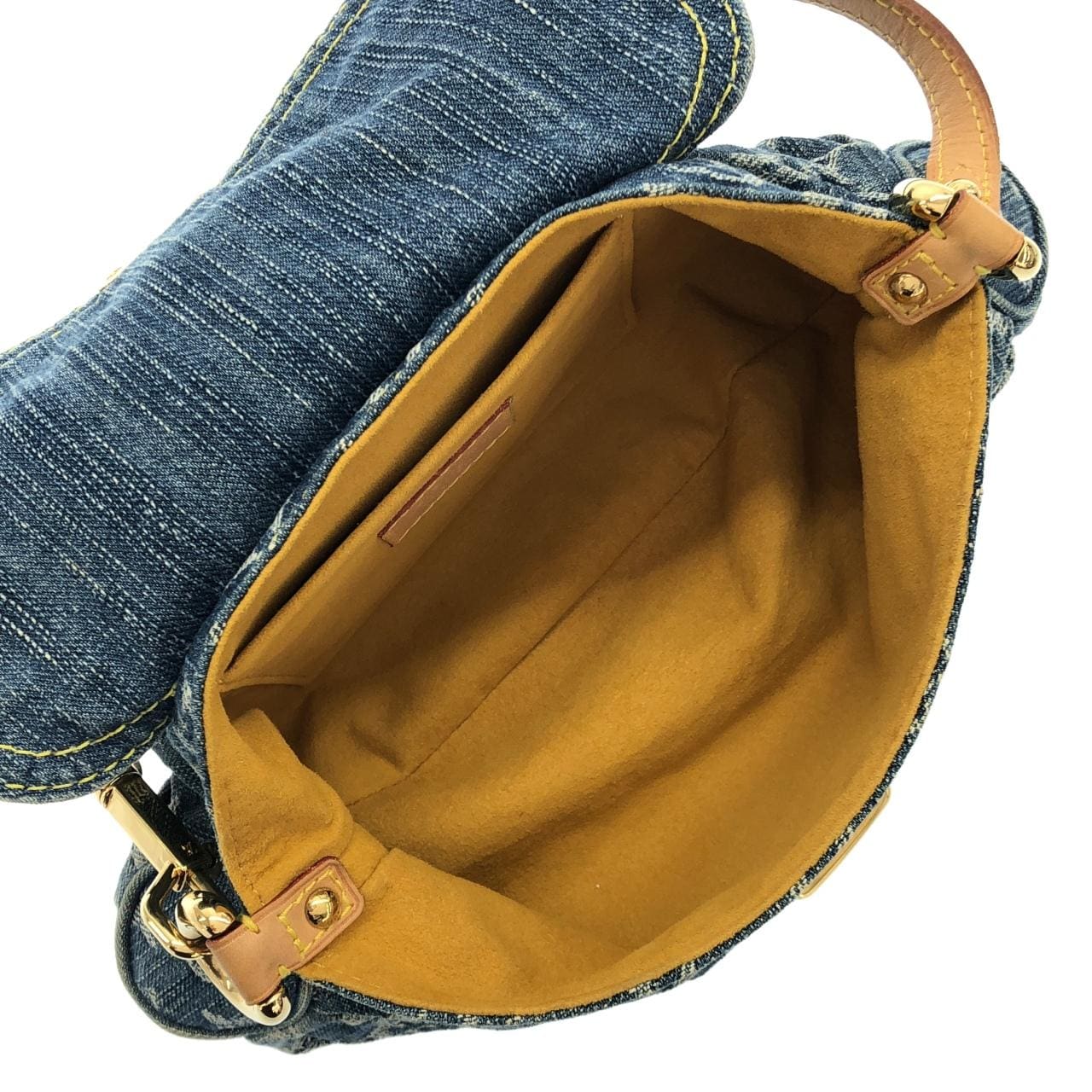 ルイヴィトン モノグラム デニム ミニ プリーティ M95050 ショルダーバッグ