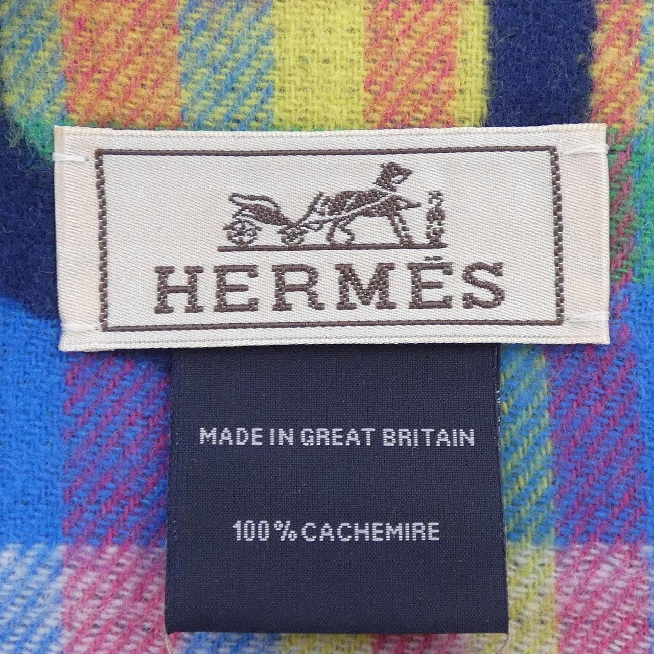 エルメス HERMES タータンマイヨン H394068T MUFFLER
