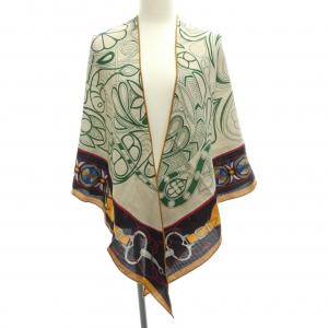エルメス HERMES FOLKLORE D HENRI D'ORIGNY H363792S トライアングルジェアン ショール