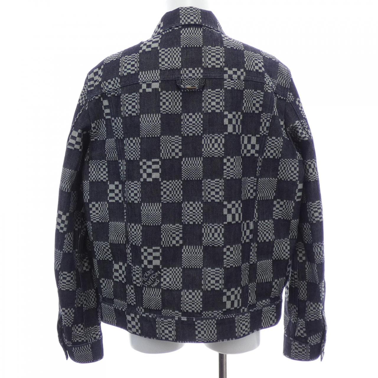 ルイヴィトン LOUIS VUITTON ディストーテッドダミエデニムジャケット HLA50WEW2 デニムジャケット