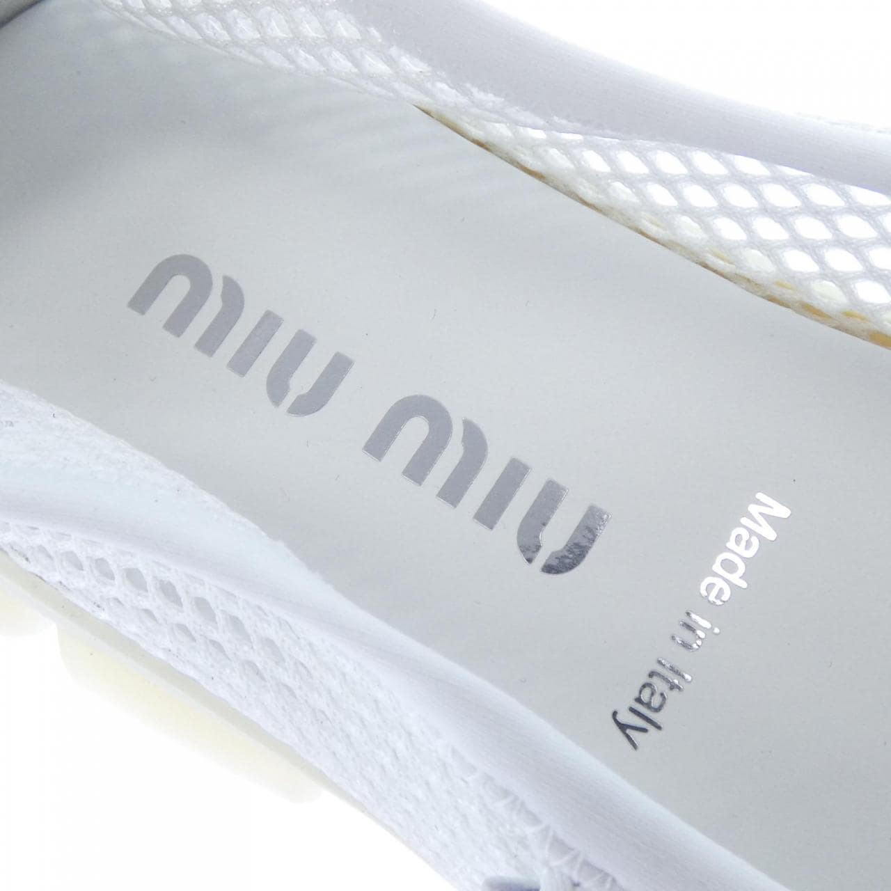 ミュウミュウ MIU MIU MESH FLAT 5F646E シューズ