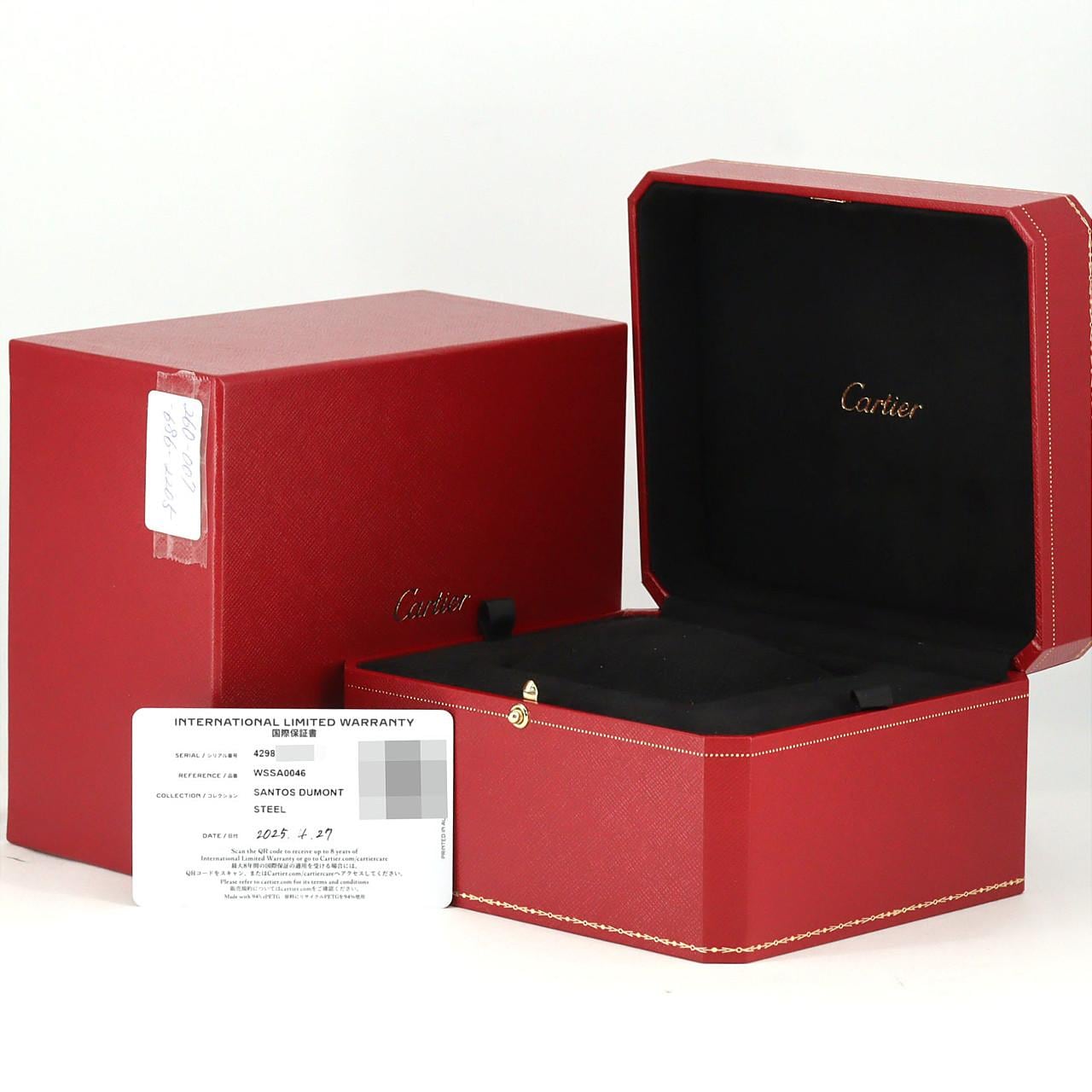 カルティエ サントスデュモンLM WSSA0046 SS 手巻