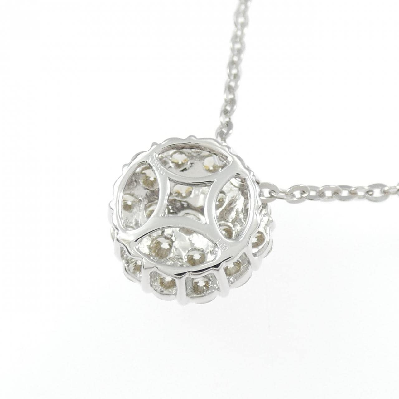 K18WG ダイヤモンド ネックレス 1.00CT