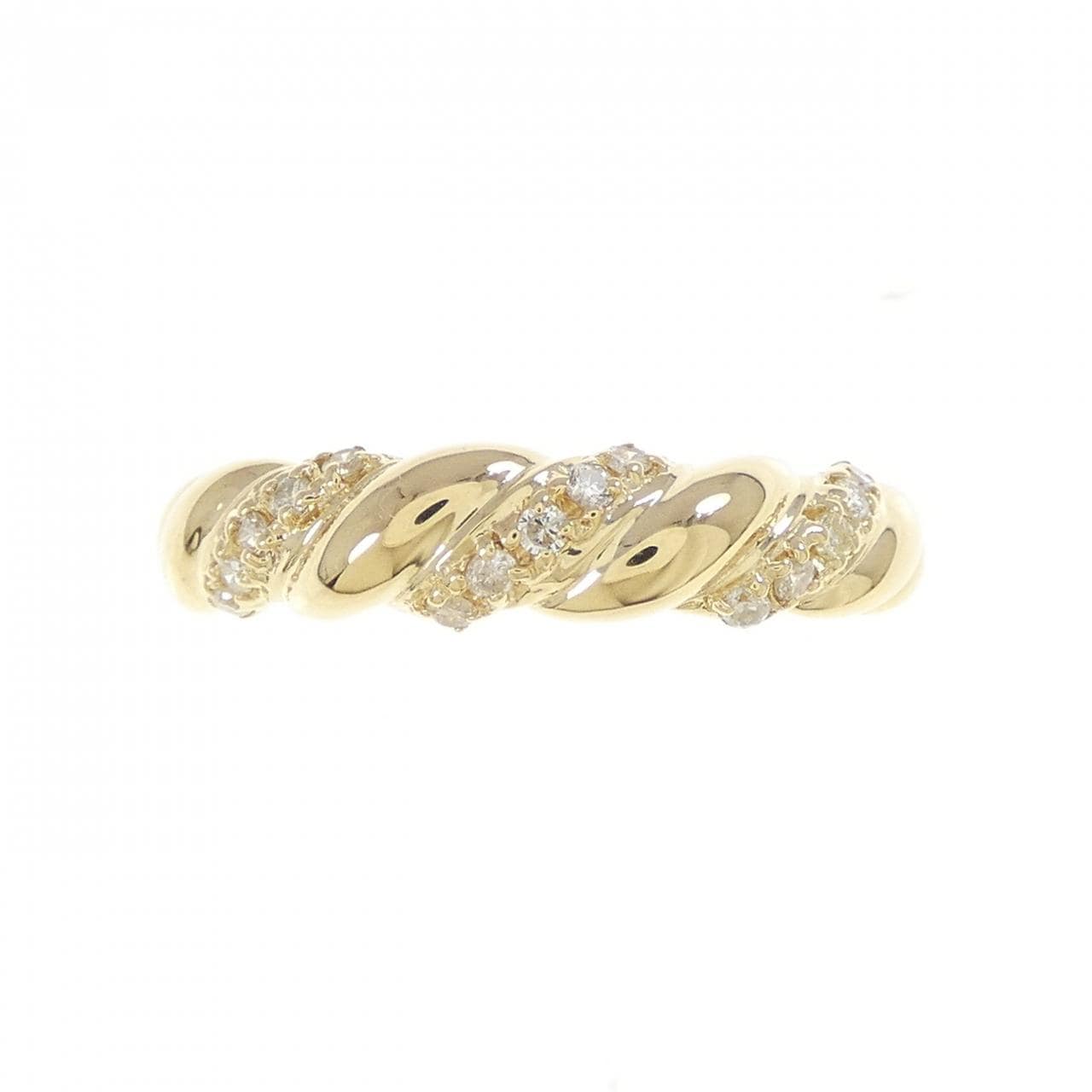 K18YG ダイヤモンド リング 0.15CT