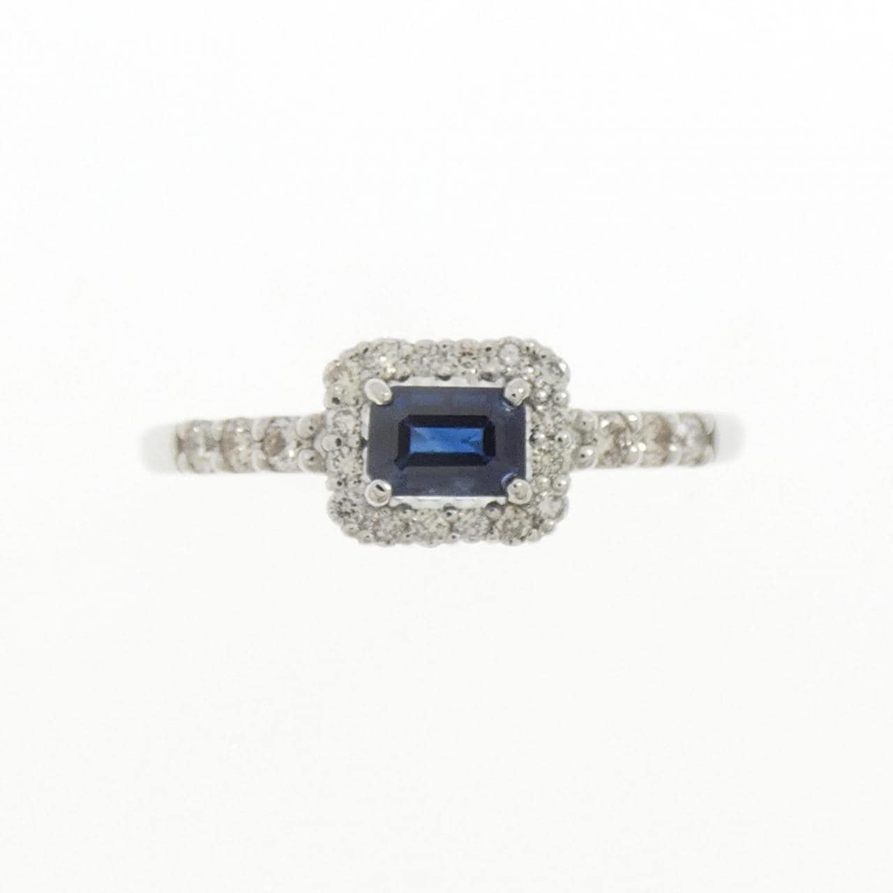 【新品】PT サファイヤ リング 0.27CT