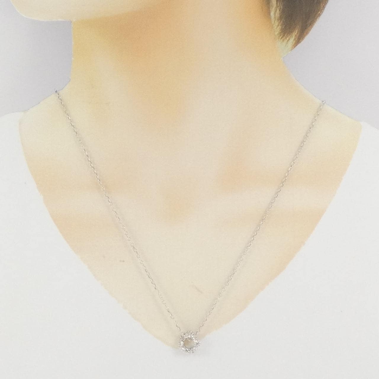 ポンテヴェキオ ダイヤモンド ネックレス 0.44CT