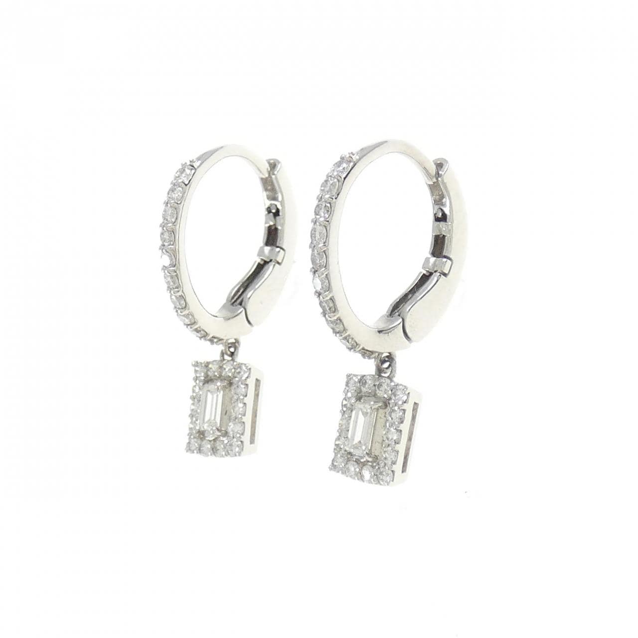 [BRAND NEW] PT900 Diamond earrings 0.50CT