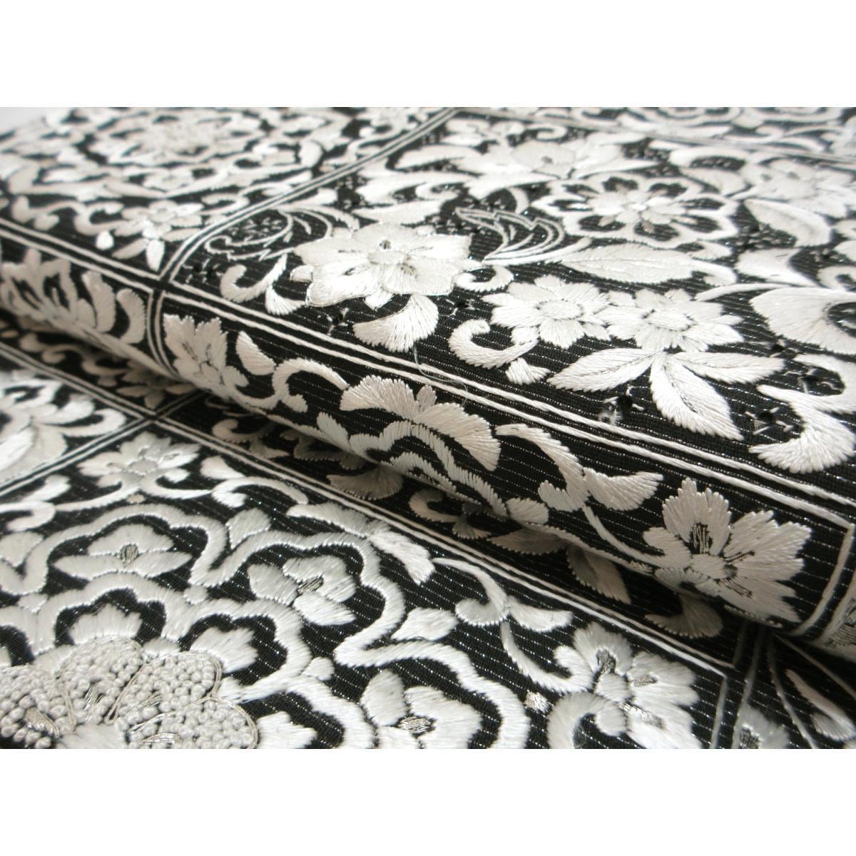 【新品】袋帯　尾峨佐　刺繍加工