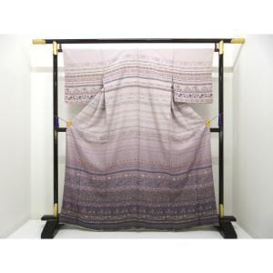 【未使用品】訪問着　友禅加工ボカシ染