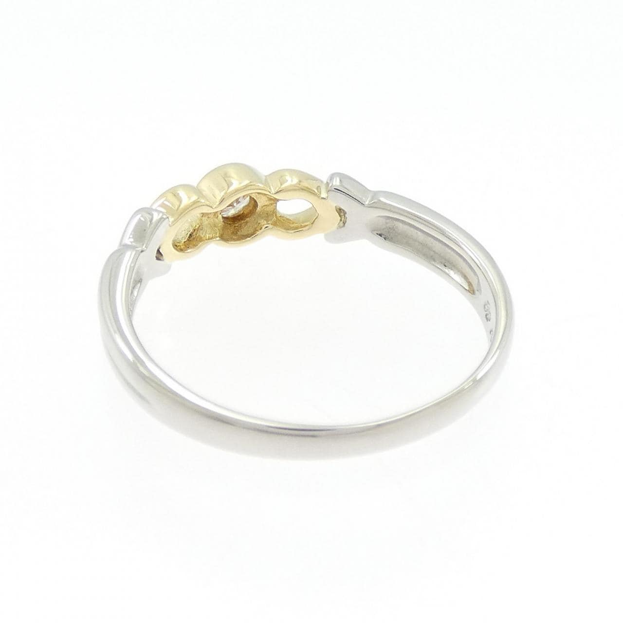 PT850/K18YG ダイヤモンド リング 0.08CT